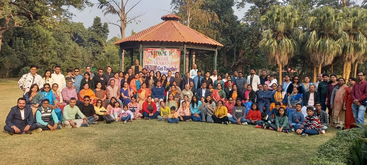 Enjoying in picnic.